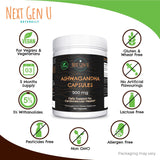 120 Ashwagandha With Withanolides 500 mg Strength Capsules