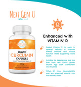 60 NOVASOL Organic Vegan Liquid Curcumin Capsules