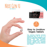 120 Immune Booster Tablets High Strength Vegan Support Supplement