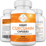 60 NOVASOL Organic Vegan Liquid Curcumin Capsules
