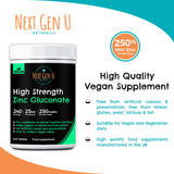 240 High Strength Zinc Gluconate Vegan Tablets