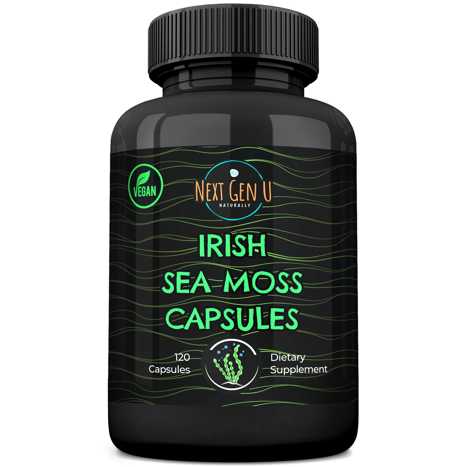 Naturebell Irish Sea Moss Capsules, 3,000mg Per Serving, 240 Veggie Pills - Arog - Foto 3