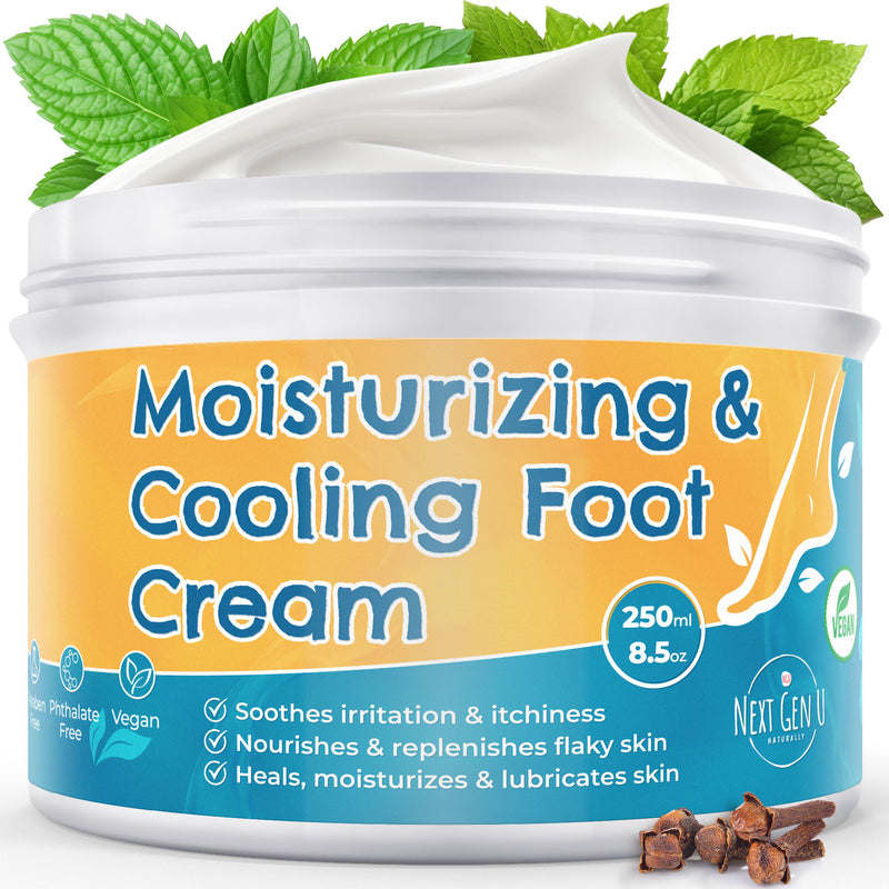 Moisturising & Cooling Foot Cream for Athletes Foot (250 ml)