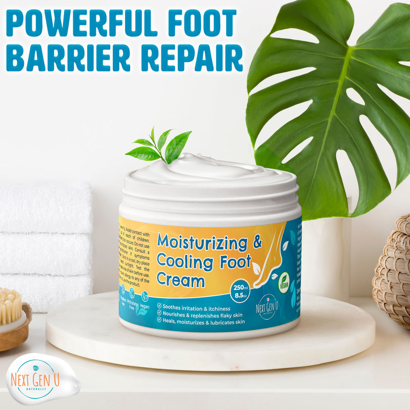 Moisturising & Cooling Foot Cream for Athletes Foot (250 ml)