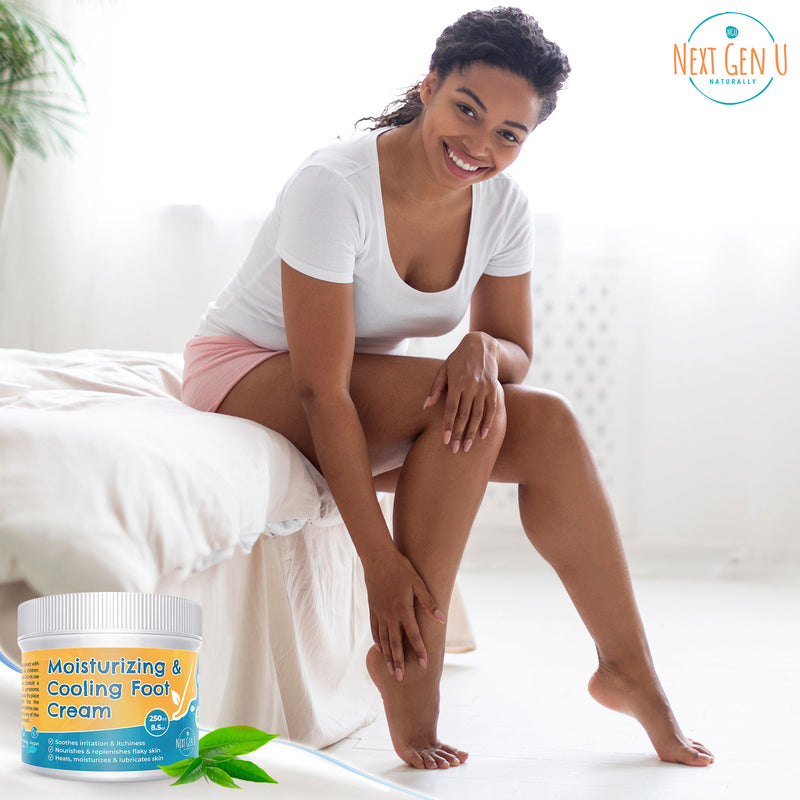 Moisturising & Cooling Foot Cream for Athletes Foot (250 ml)