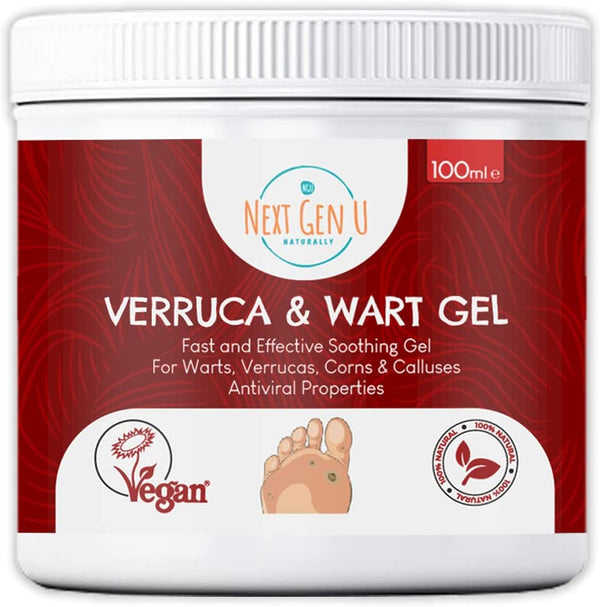 Verruca & Wart Gel 100ml - Remover for Wart Verruca Corn & Calluses