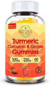 Turmeric Curcumin Gummies with Ginger Extracts