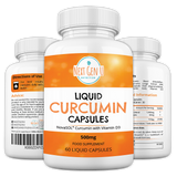 NovaSOL Liquid Tumeric Curcumin Capsules woth Vitamin D3 | Next Gen U